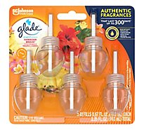 Glade PlugIns Scented Oil Refill Hawaiian Breeze Essential Oil Infused Wall Plug In 3.35 FlOz 5ct