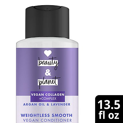 Love Beauty and Planet Smooth & Serene Argan Oil & Lavender Conditioner - 13.5 Fl. Oz. - Image 1