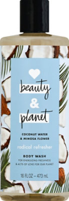 Love Beauty and Planet Radical Refresher Coconut Water and Mimosa Flower Body Wash - 16 Fl. Oz. - Image 2