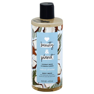 Love Beauty and Planet Radical Refresher Coconut Water and Mimosa Flower Body Wash - 16 Fl. Oz.