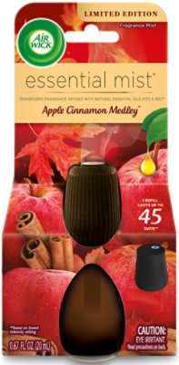Air Wick Essential Mist Cinnamon and Apple Crisp Air Freshener - 1 Count - Image 1