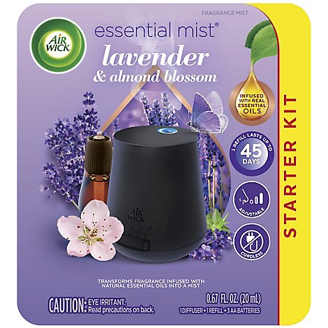 Air Wick Essensial Mist Lavender & Almond Blossom Air Freshener - 21 Ml