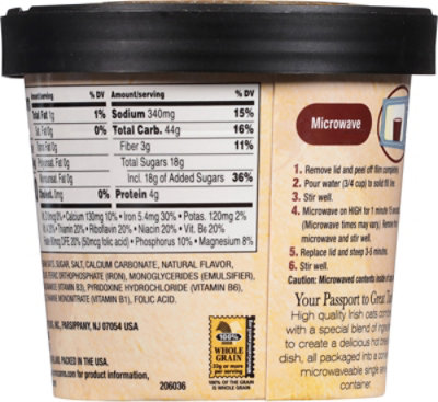 McCanns Oatmeal Irish Steel Cut Maple Brown Sugar - 1.9 Oz - Image 6