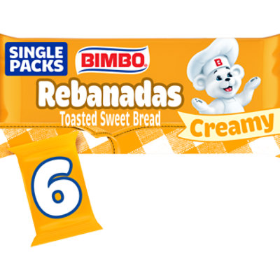 Bimbo Rebanadas Toast Frosted 6 Count - 3.9 Oz