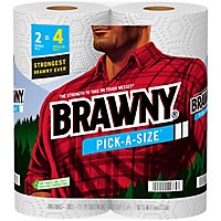 Brawny Pick-A-Size 2 Double Roll Paper Towels - Each - Image 2