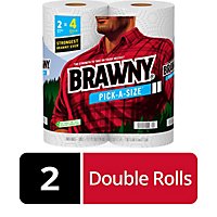 Brawny Pick-A-Size 2 Double Roll Paper Towels - Each - Image 1