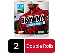Brawny Pick-A-Size 2 Double Roll Paper Towels - Each