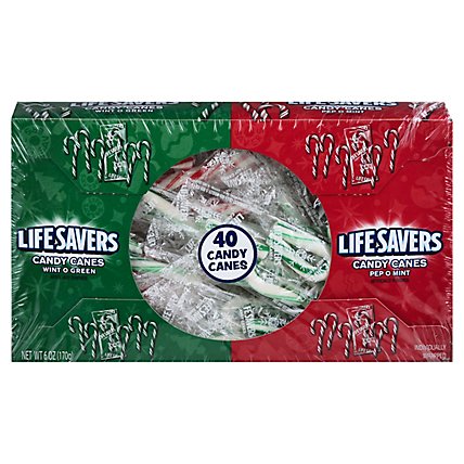 Life Savers Candy Canes Mini Wint O Green & Pep O Mint - 6 Oz - Image 3