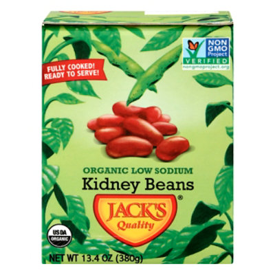 Jacks Quality Beans Organic Low Sodium Kidney - 13.4 Oz - Image 3