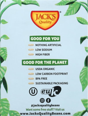 Jacks Quality Beans Organic Low Sodium Cannellini - 13.4 Oz - Image 5