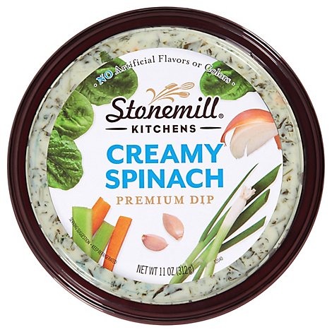 Stonemill Kitchens Dip Premium Creamy Spinach - 11 Oz