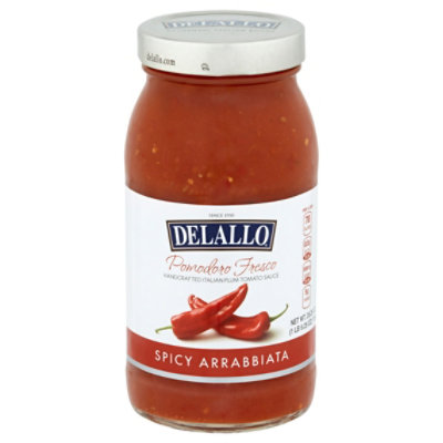 DeLallo Tomato Sauce Pomodoro Fresco Spicy Arrabiata Jar - 25.25 Oz - Image 3