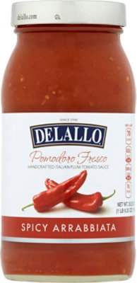 DeLallo Tomato Sauce Pomodoro Fresco Spicy Arrabiata Jar - 25.25 Oz - Image 2