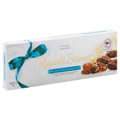 Russell Stover Chocolate Sea Salt Pecan Delight Gift Box - 11 Oz