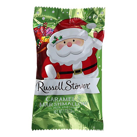 Russell Stover Mm Caramel Santa - 1 Oz