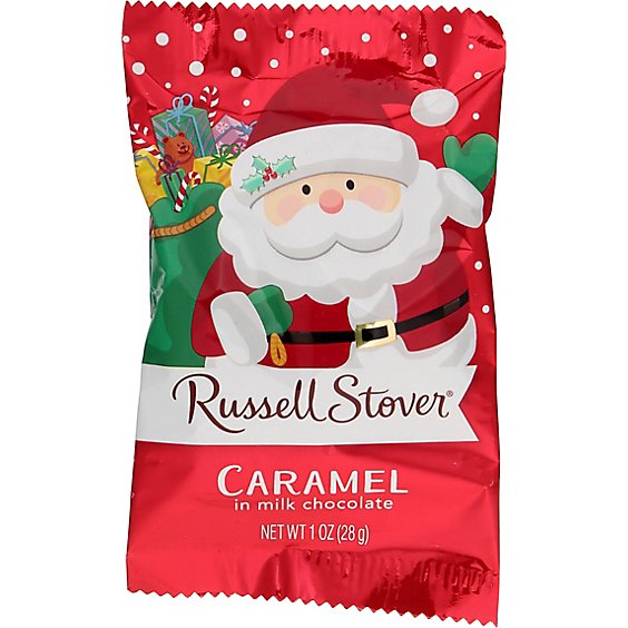 Russell Stover Caramel Santa - 1 Oz