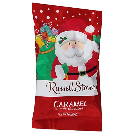 Russell Stover Caramel Santa - 1 Oz