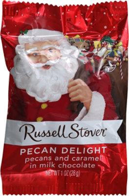 Russell Stover Pecan Delight Santa - 1 Oz - Image 2