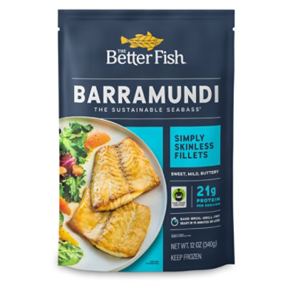 The Better Fish Barramundi Simply Skinless Fillets Frozen - 12 Oz - Image 2