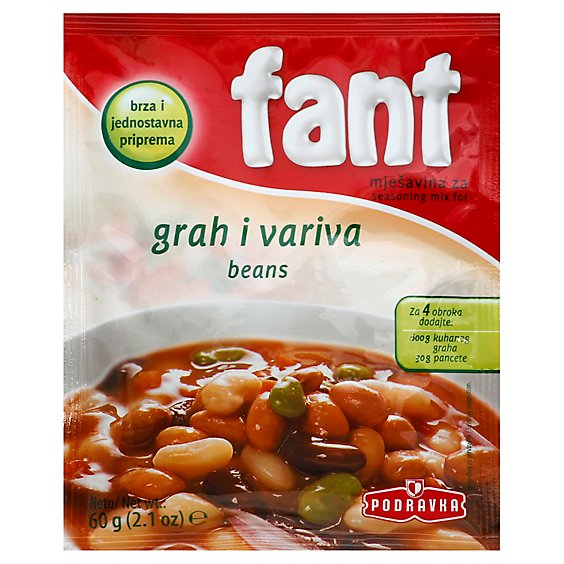 Podravka Fant Beans - 2.12 Oz
