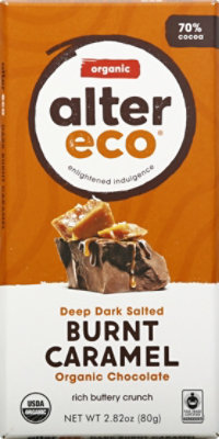 Alter Eco Choc Bar Drk Brnt Crml - 2.82 Oz - Image 2