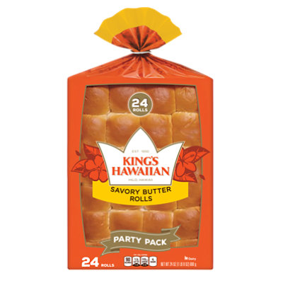 King's Hawaiian Original Hawaiian Sweet Rolls 24 Count - 24 Oz