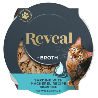 Reveal Cat Food Grain Free Sardine With Mackerel In A Natural Broth - 2.12 Oz - Image 3