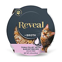 Reveal Cat Food Grain Free Tuna With Shrimp In A Natural Broth - 2.12 Oz - Image 2