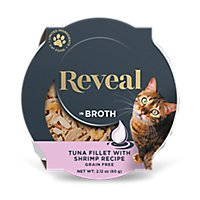 Reveal Cat Food Grain Free Tuna With Shrimp In A Natural Broth - 2.12 Oz - Image 1