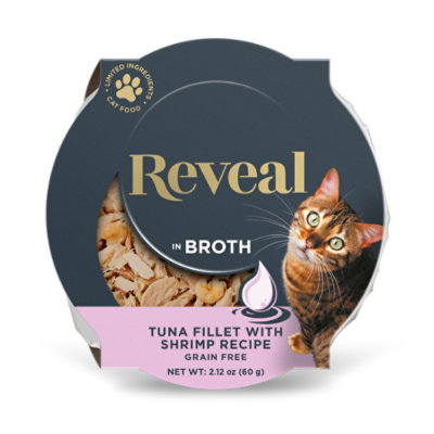 Reveal Cat Food Grain Free Tuna With Shrimp In A Natural Broth - 2.12 Oz