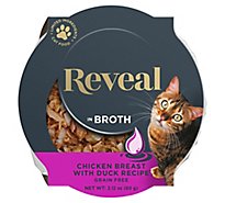Reveal Cat Food Grain Free Chicken Breast With Duck In A Natural Broth - 2.12 Oz