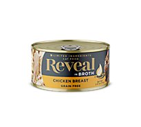 Reveal Cat Food Grain Free Chicken Breast In A Natural Broth Can - 2.47 Oz