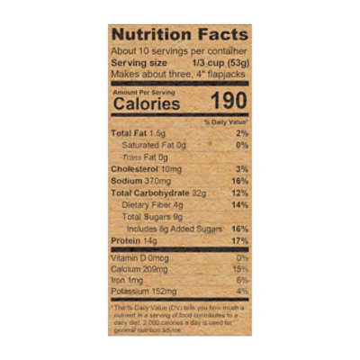 Kodiak Cinnamon Oat Flapjack & Waffle Mix Box - 20 Oz - Image 3