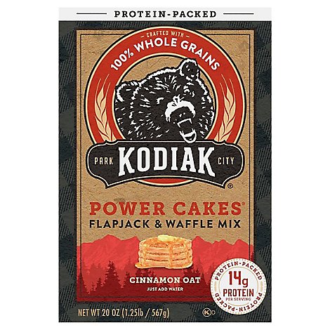 Kodiak Cakes Power Cakes Cinnamon Oat Flapjack And Waffle Mix - 20 Oz