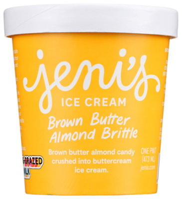 Jenis Ice Cream Brown Butter Almond Brittle 1 Pint - 16 Oz
