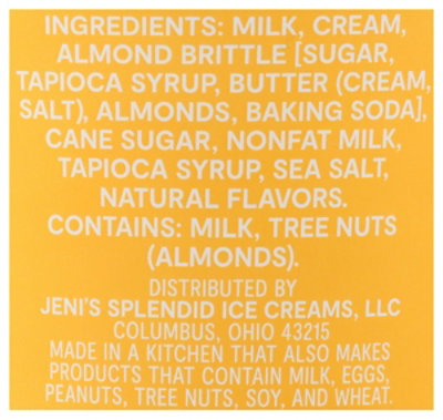 Jenis Ice Cream Brown Butter Almond Brittle 1 Pint - 16 Oz - Image 3