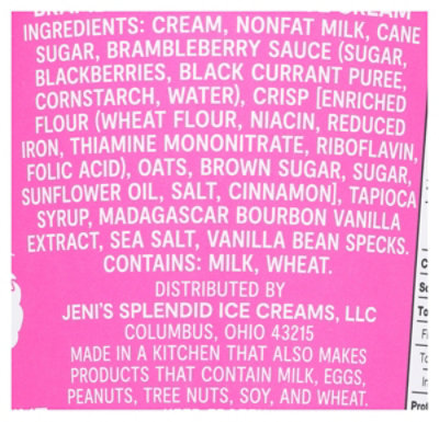 Jenis Ice Cream Brambleberry Crisp 1 Pint - 16 Oz - Image 3