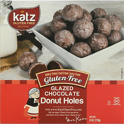 Katz Gluten Free Donut Holes Glazed Chocolate - 6 Oz - Image 6
