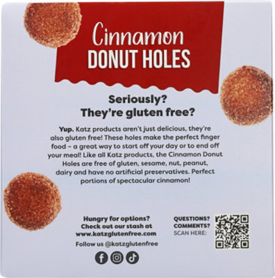 Katz Gluten Free Donut Holes Cinnamon - 6 Oz - Image 4