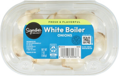 Signature Farms Onions White Boiler - 7 Oz