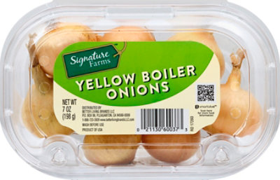 Signature Farms Yellow Boiler Onions - 7 Oz