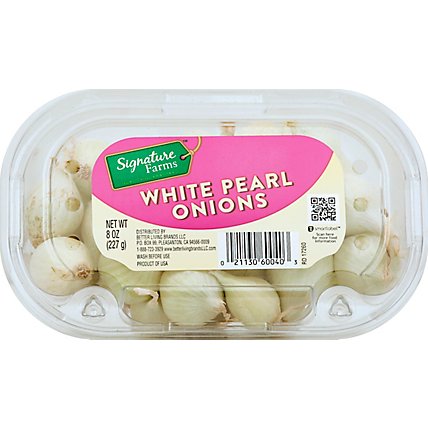 Signature Farms Onions White Pearl - 8 Oz - Image 2