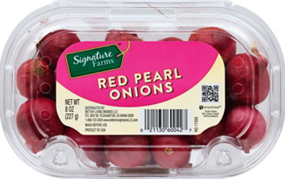Signature Farms Onions Red Pearl - 8 Oz - Image 1