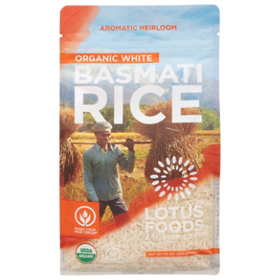 Lotus Rice Basmati Dehraduni Organic - 30 Oz - Image 3