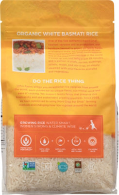 Lotus Rice Basmati Dehraduni Organic - 30 Oz - Image 6