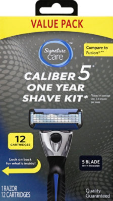 Signature Select/Care Caliber 5 Shaver Kit One Year - Each - Image 2