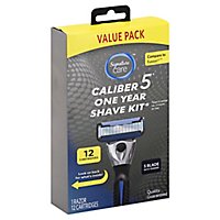Signature Care Caliber 5 Shaver Kit One Year - Each - Image 1