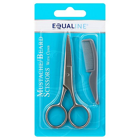 Equaline Mustache Scissors Comb - Each