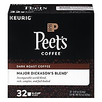 Peet's Coffee Major Dickasons Blend Dark Roast K Cup Pods - 32 Count - Image 1