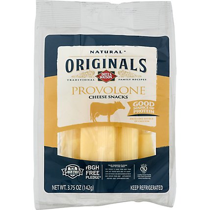Dietz & Watson Originals Provolone Cheese Cracker Cut 3.75 Oz - Image 1
